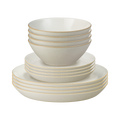 Impression Cream 12 Piece Dinner Set