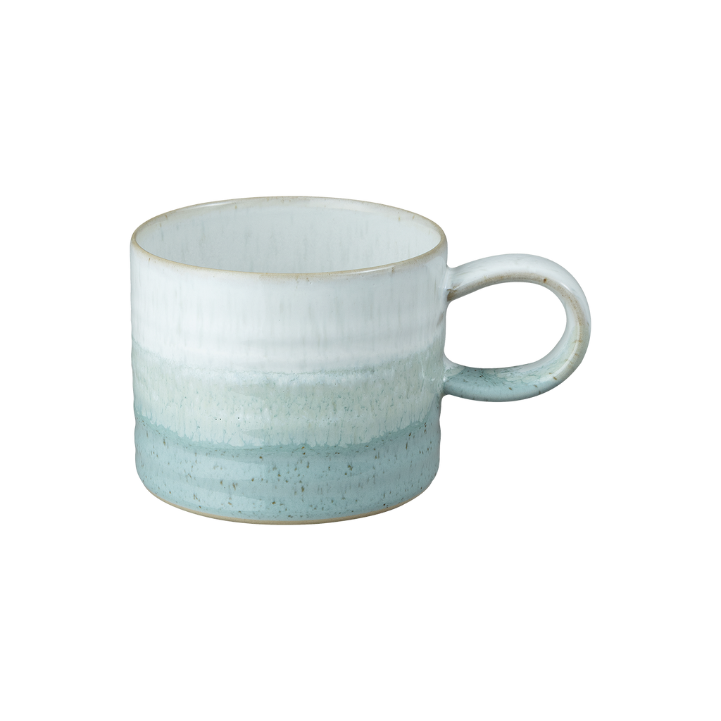 Kiln Green Small Ridged Mug