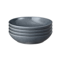 Dark Grey Speckle Pasta Bowls - Set Of 4