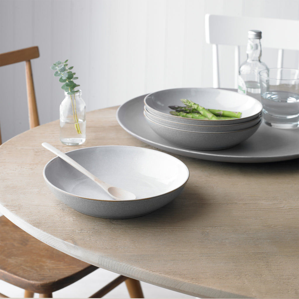 Elements Light Grey Pasta Bowls - Set Of 4