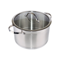 D200 Stainless Steel 18/10 Casserole D24cm (with lid)