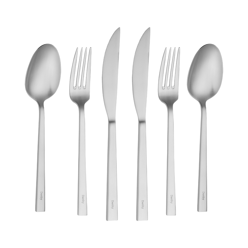 Linear 6 Piece Cutlery Set