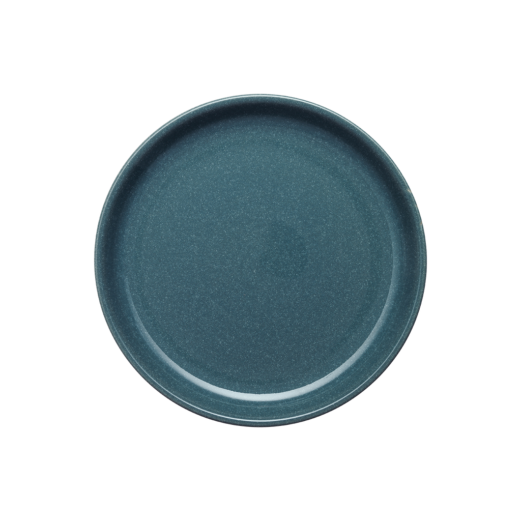 Elements Jade Dark Green Coupe Medium Plates - Set Of 4