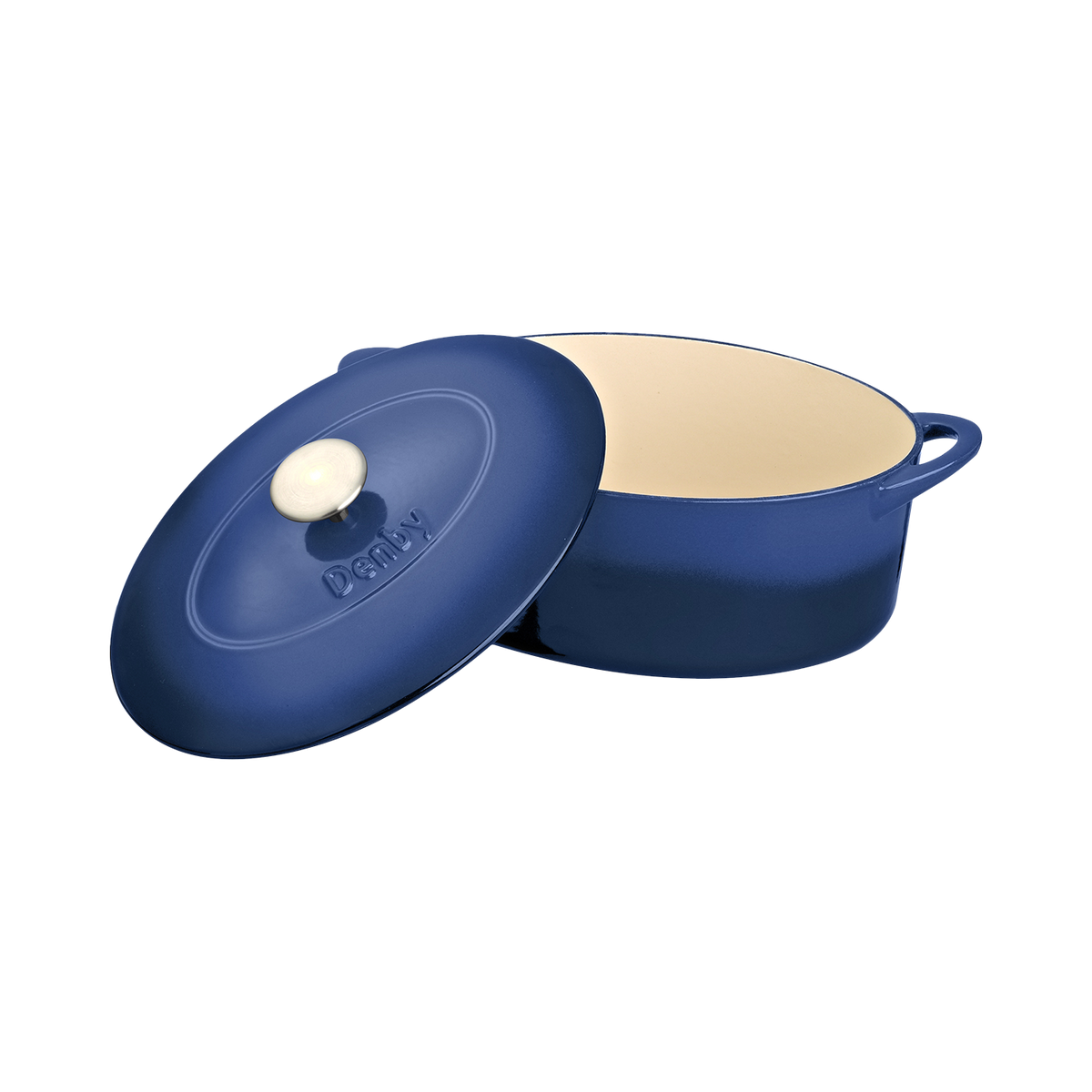 Cobalt 28cm Oval Cast Iron Casserole