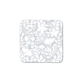 Grey Floral Coasters - Set Of 6