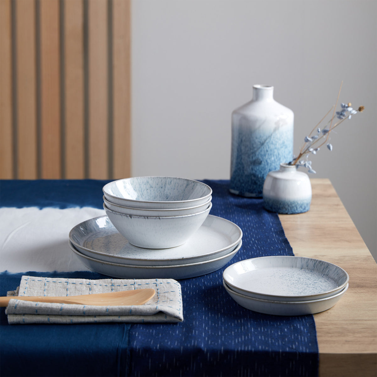 Kiln Blue 12 Piece Dinner Set