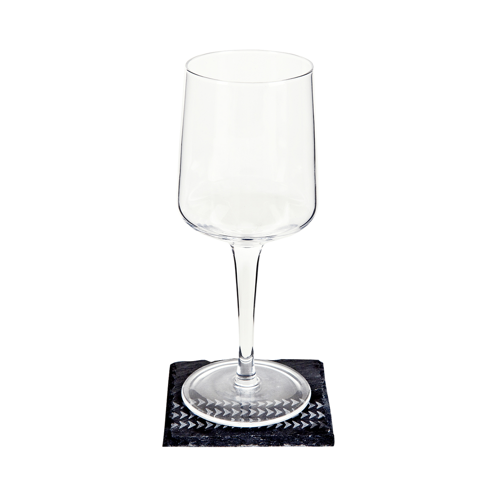 Contemporary Clear Wine Glass - Set Of 2