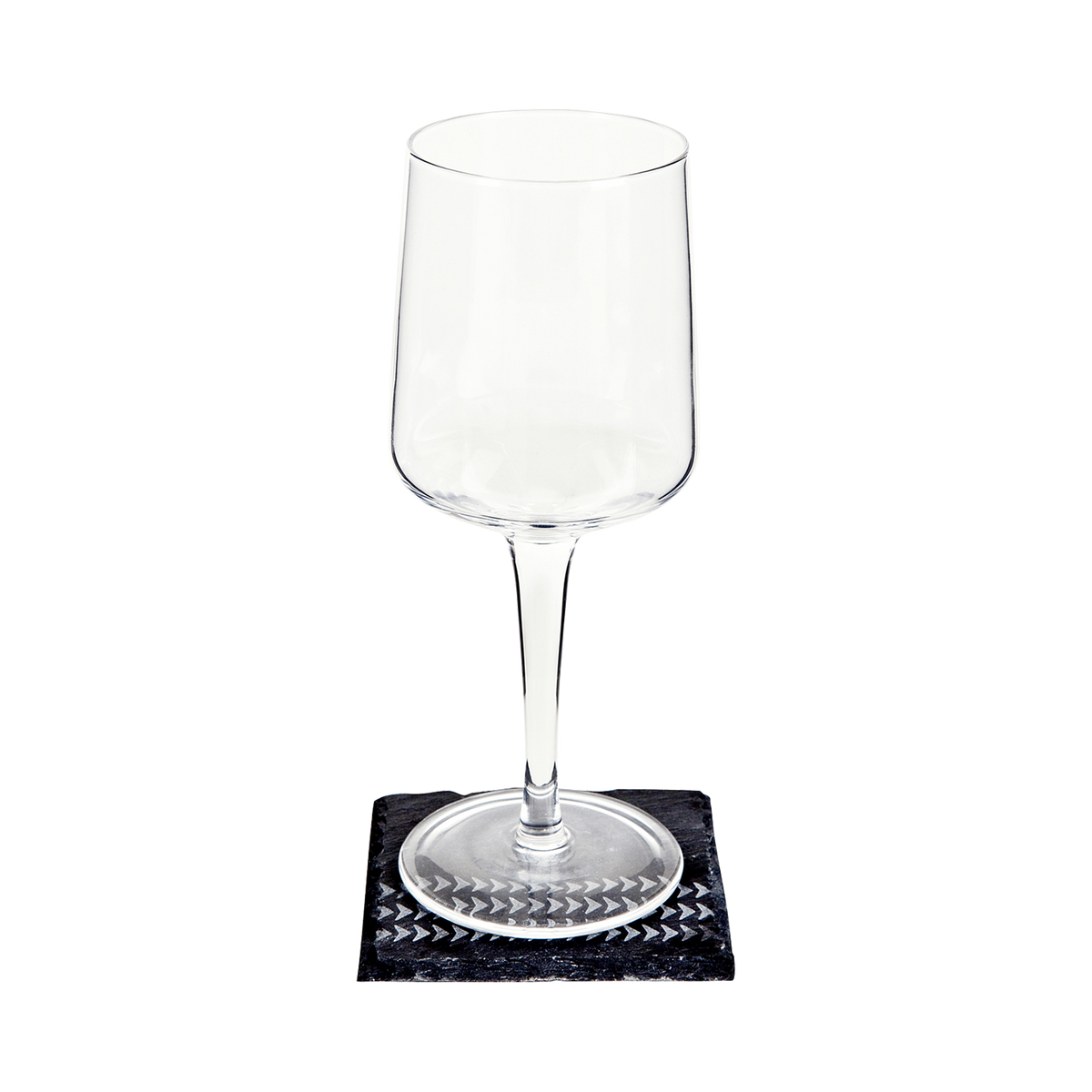 Contemporary Clear Wine Glass - Set Of 2
