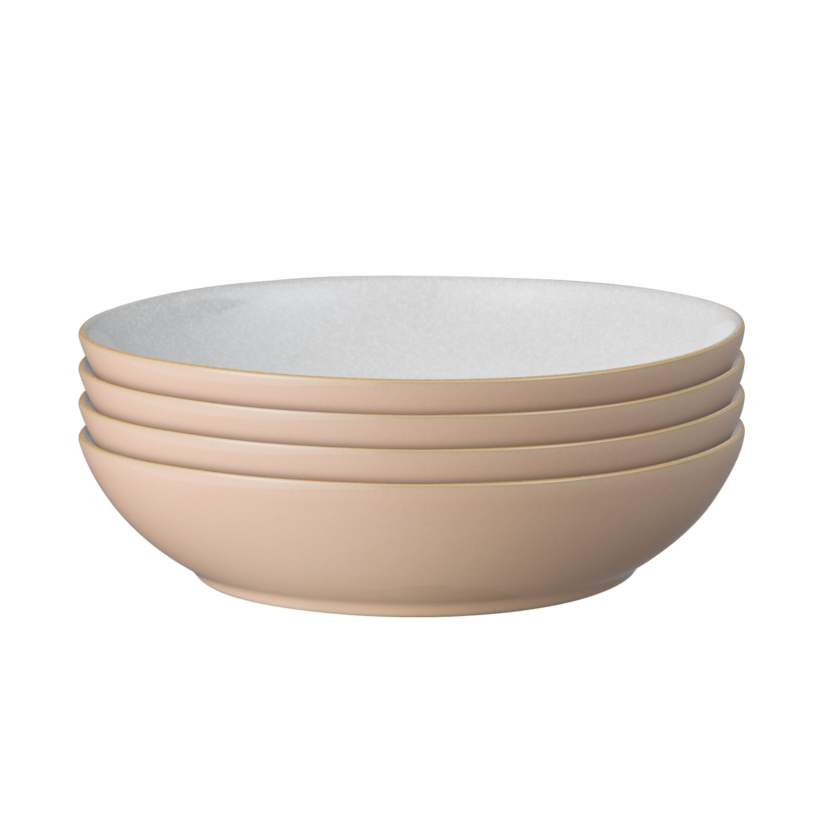 Elements Shell Peach Set Of 4 Pasta Bowls