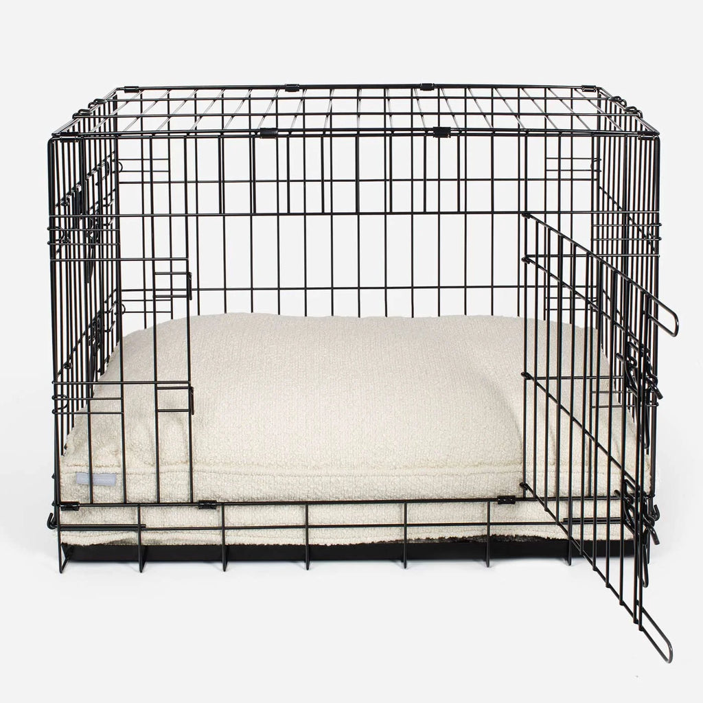 Dog Cushion in Ivory Boucl