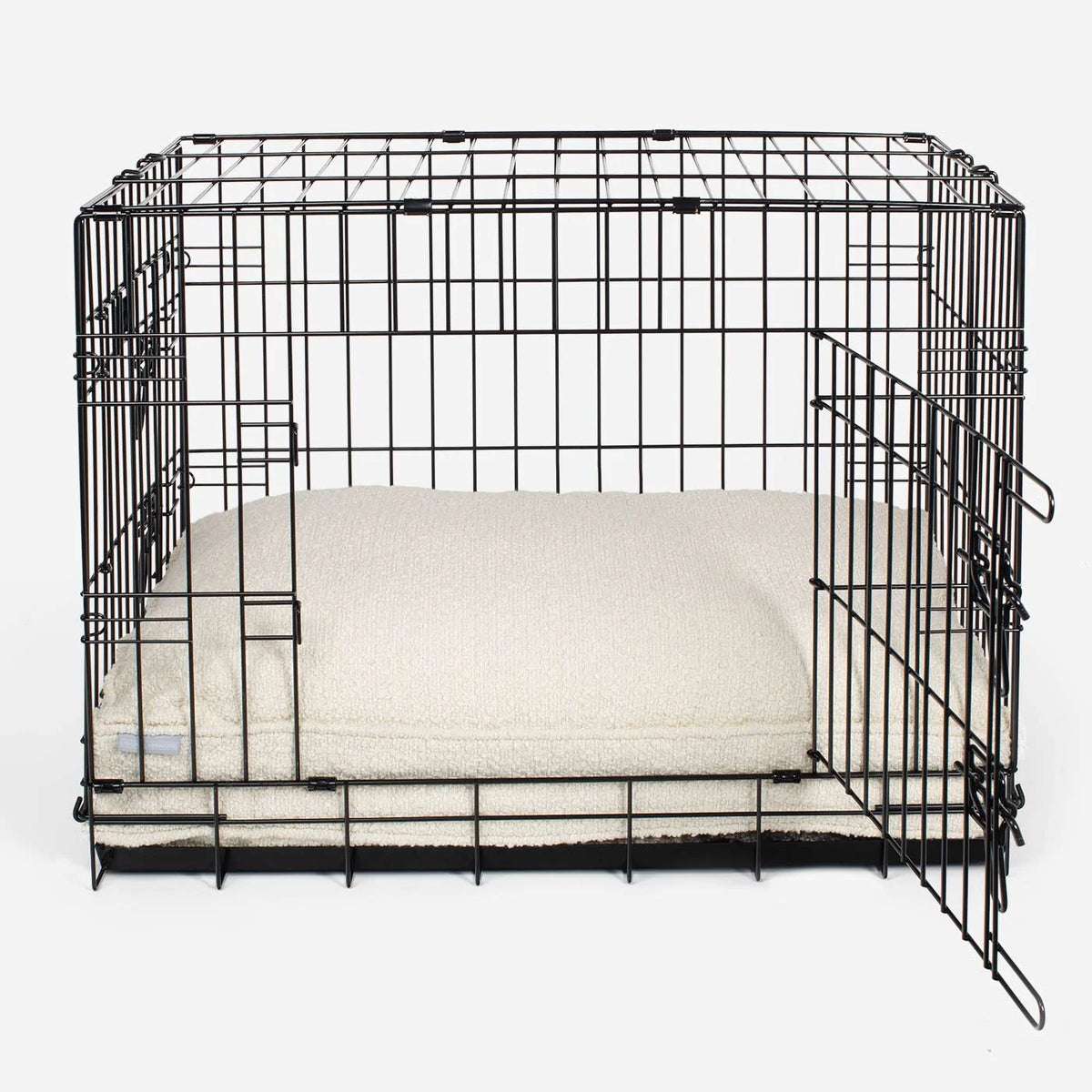 Dog Cushion in Ivory Boucl