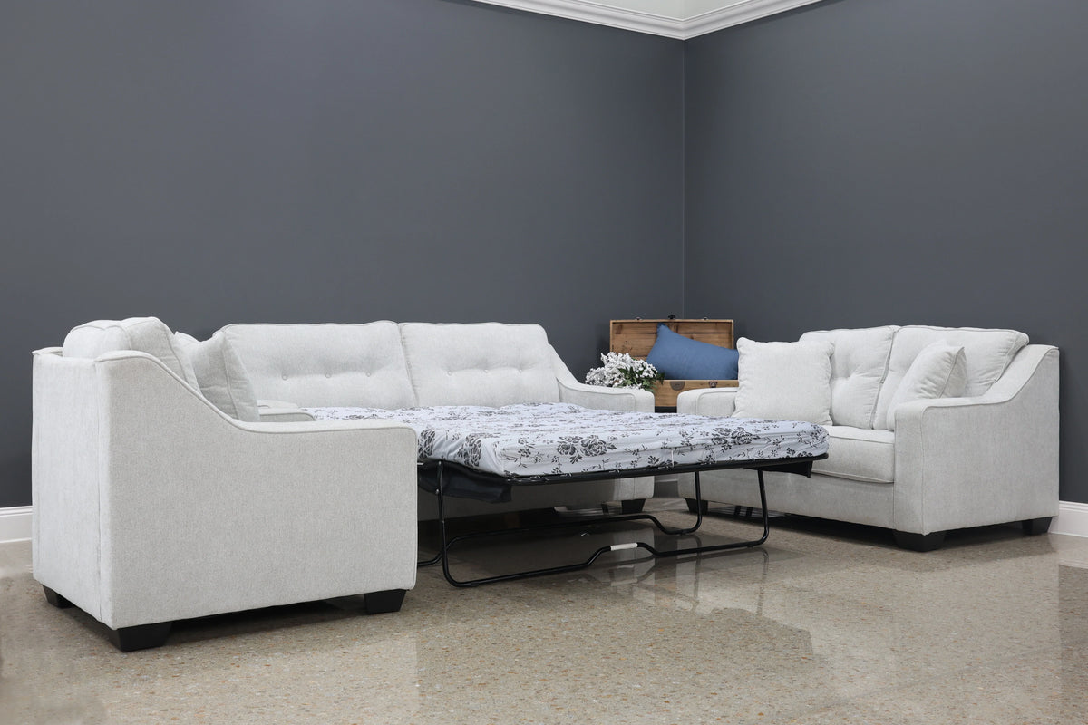 Victoria Queen Sofa Sleeper Light Grey
