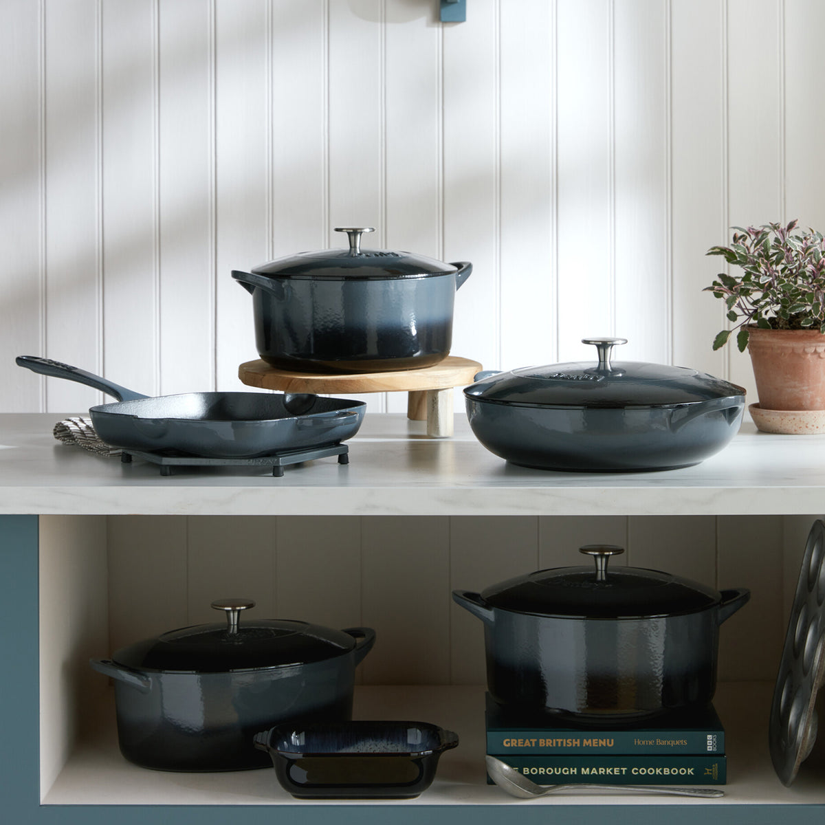 Denby Halo Cast Iron 25Cm Griddle Pan