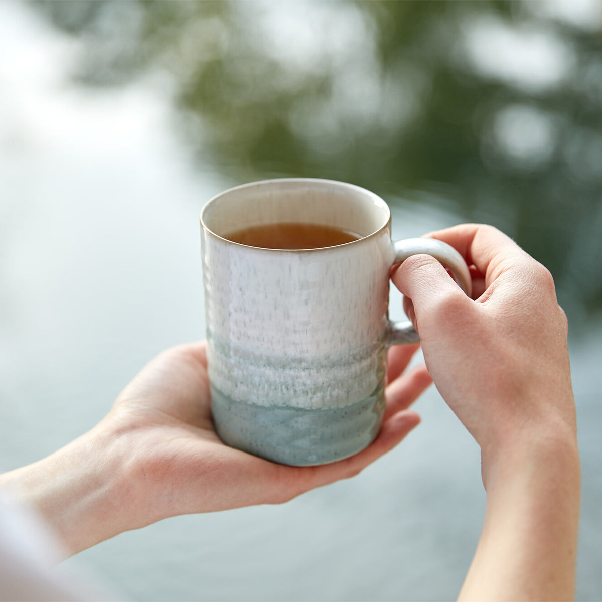 Kiln Green Mugs - Set Of 2