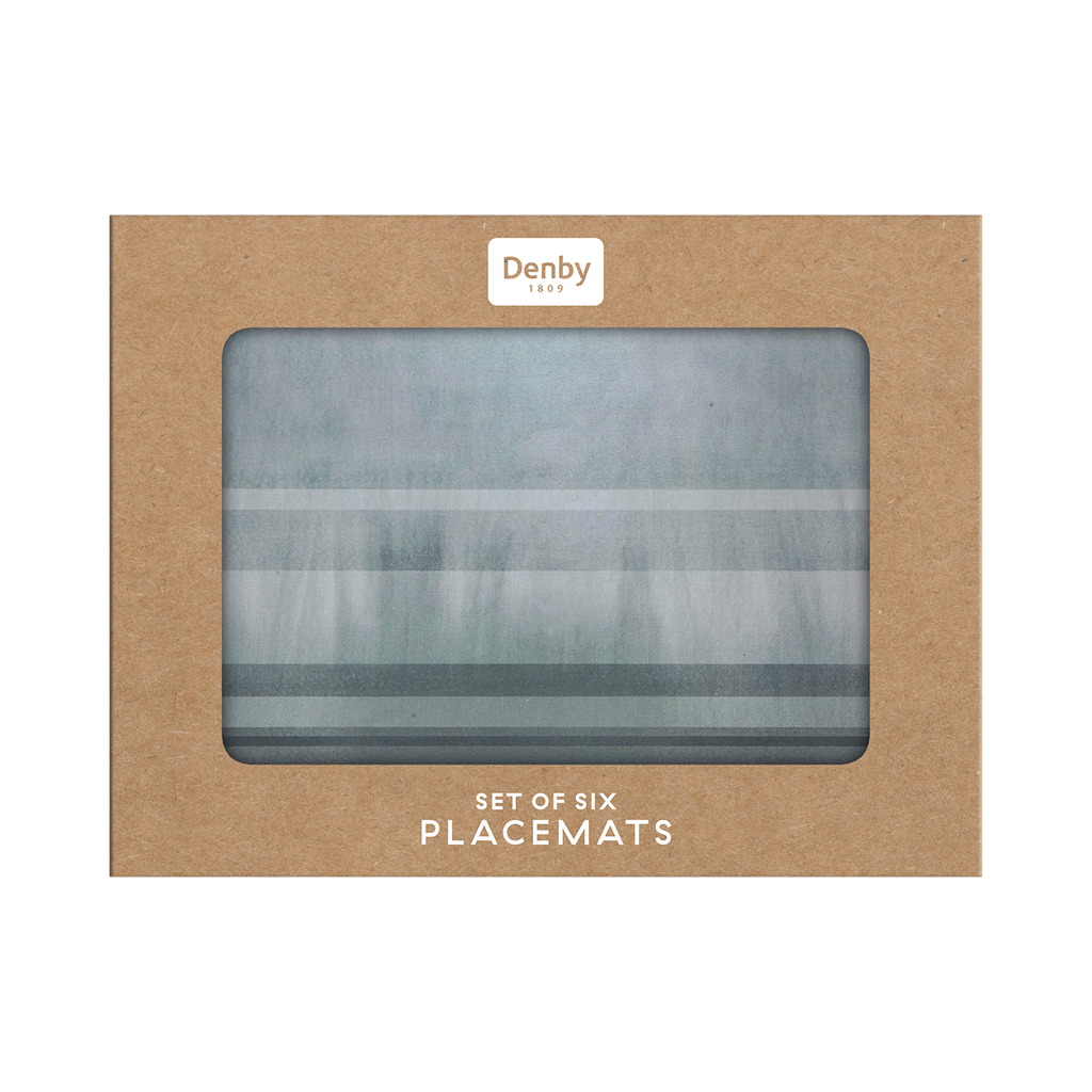 Colours Grey Placemats - Set Of 6