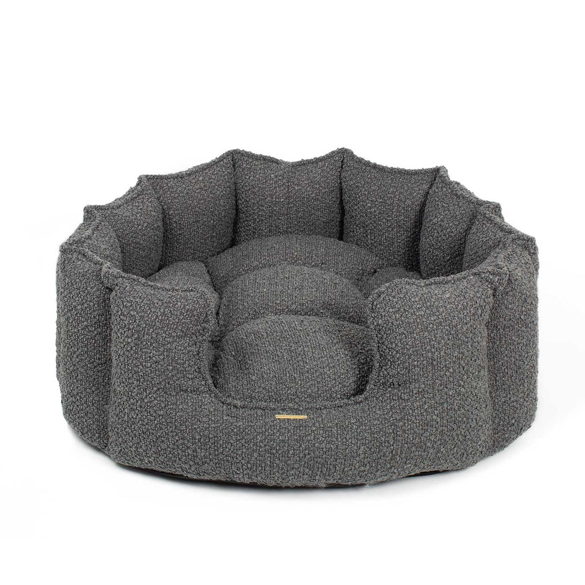 High Wall Bed For Dogs in Boucl