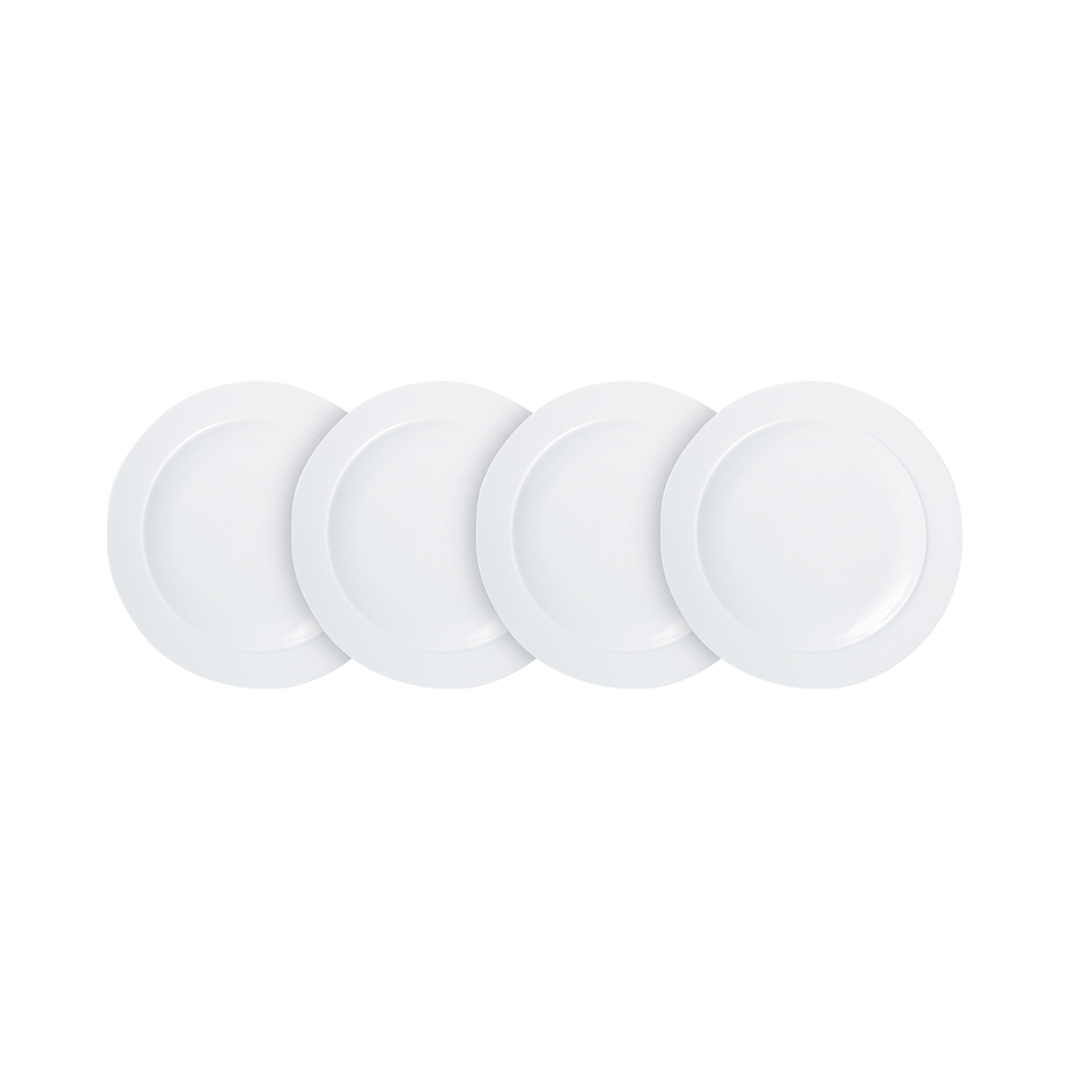 White By Denby Dinner Plates - Set Of 4