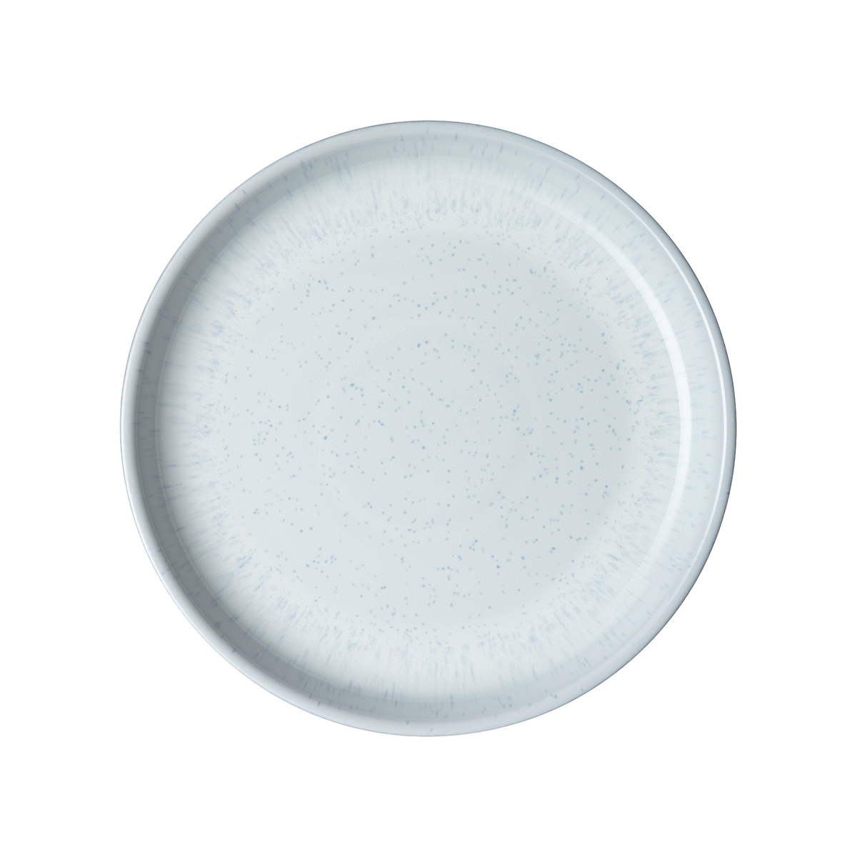 White Speckle Coupe Dinner Plate
