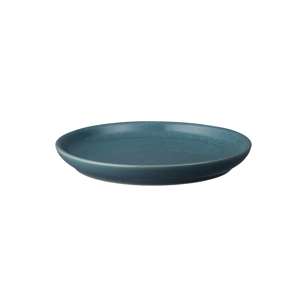 Elements Jade Dark Green Coupe Medium Plates - Set Of 4
