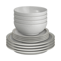 Dove Grey 12 Piece Dinner Set
