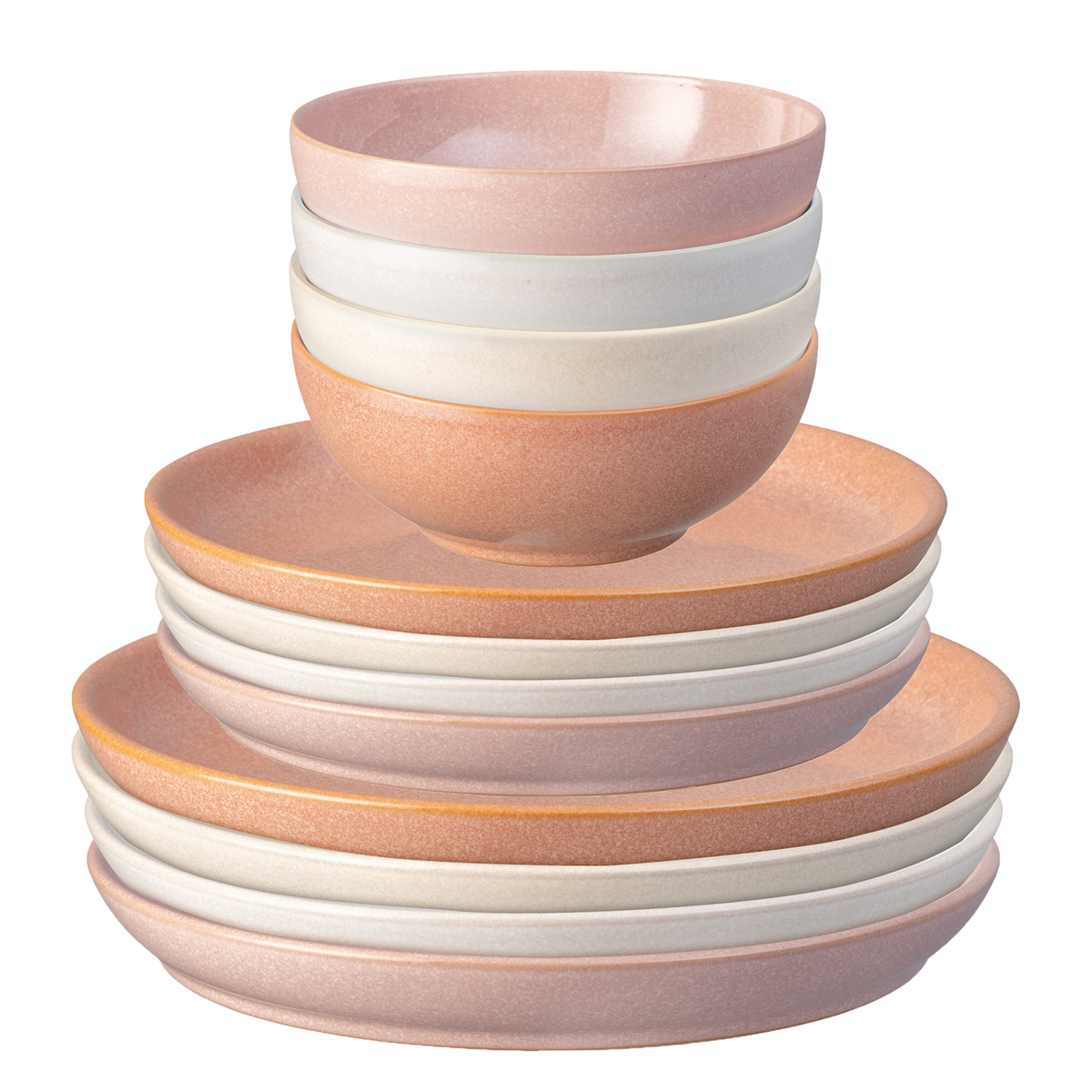 Quartz Rose 12 Piece Tableware Set
