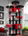 Globlazer Cat Tree Tower for Multiple Adult Cats, 82in, F82, Dark Grey