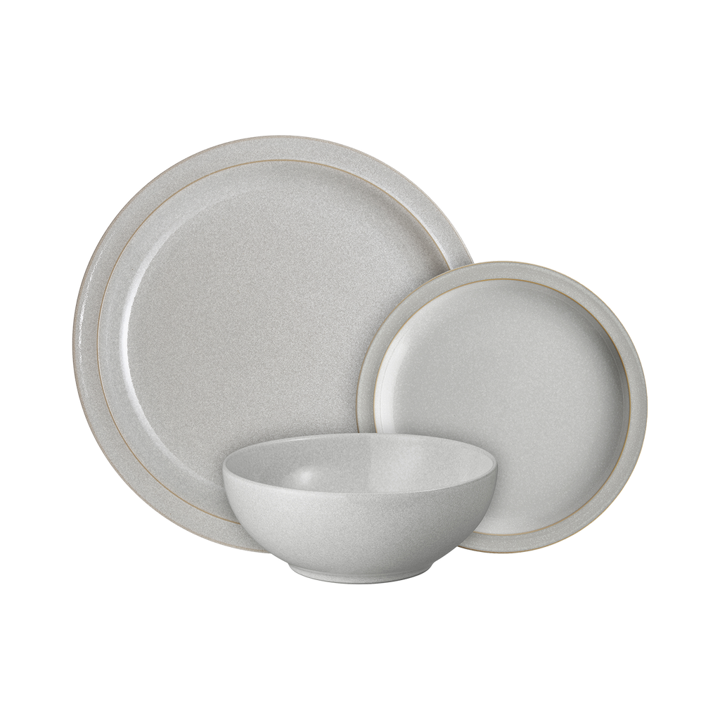 Dove Grey 12 Piece Dinner Set