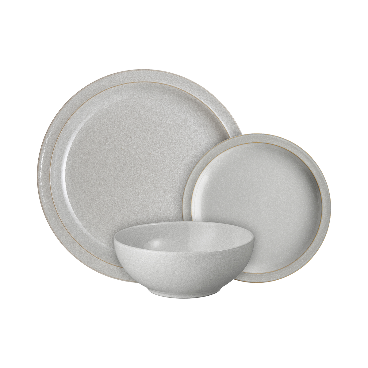 Dove Grey 12 Piece Dinner Set