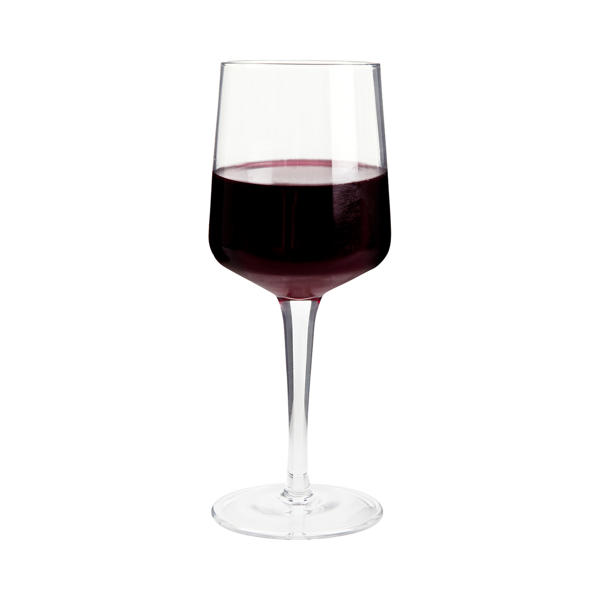 Contemporary Clear Wine Glass - Set Of 2