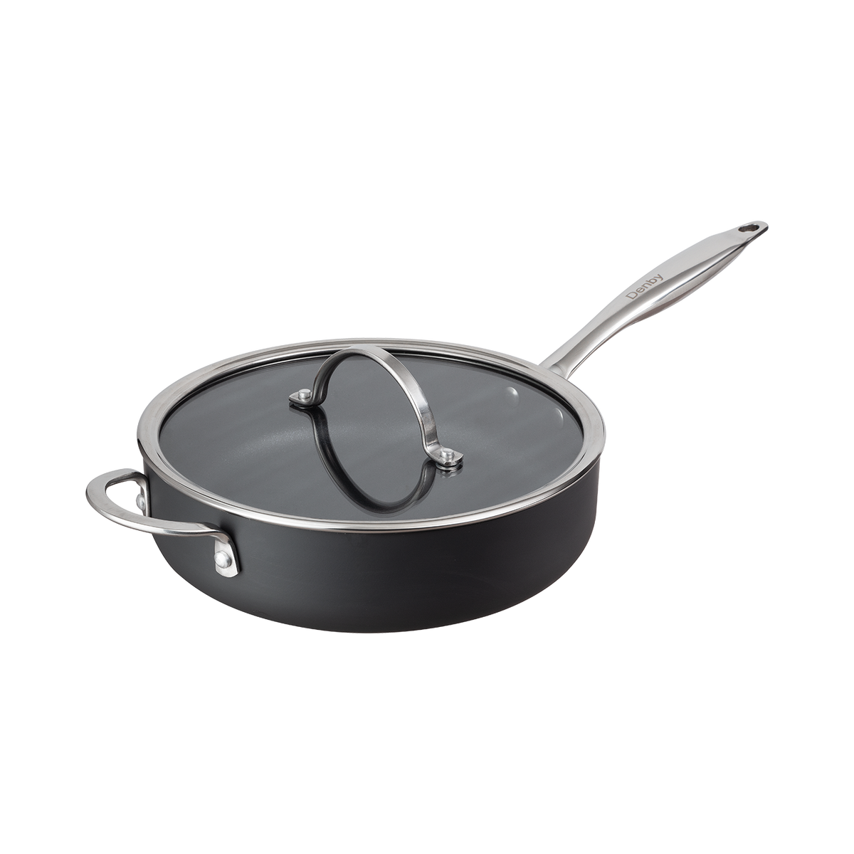 Denby Hard Anodised 26Cm Sautee Pan Induction Base
