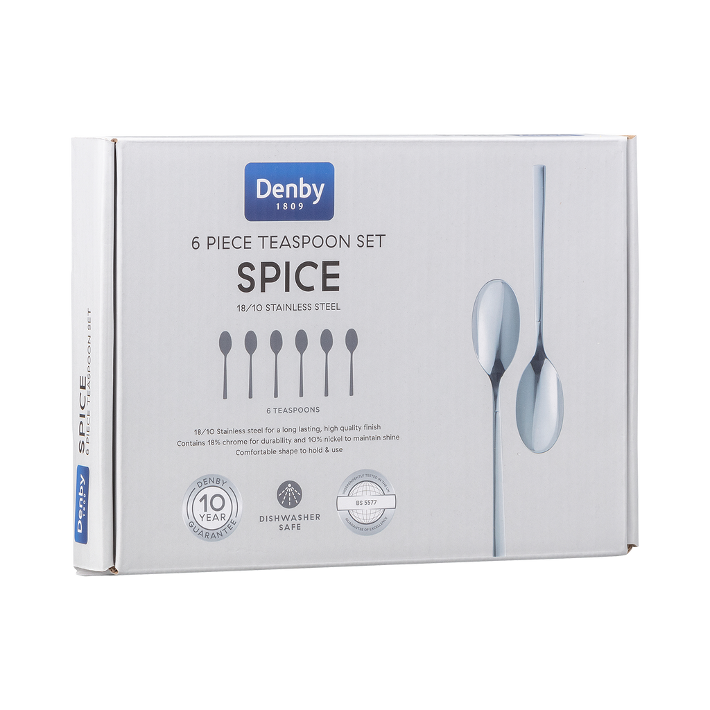 Spice 6 Piece Tea Spoon Set