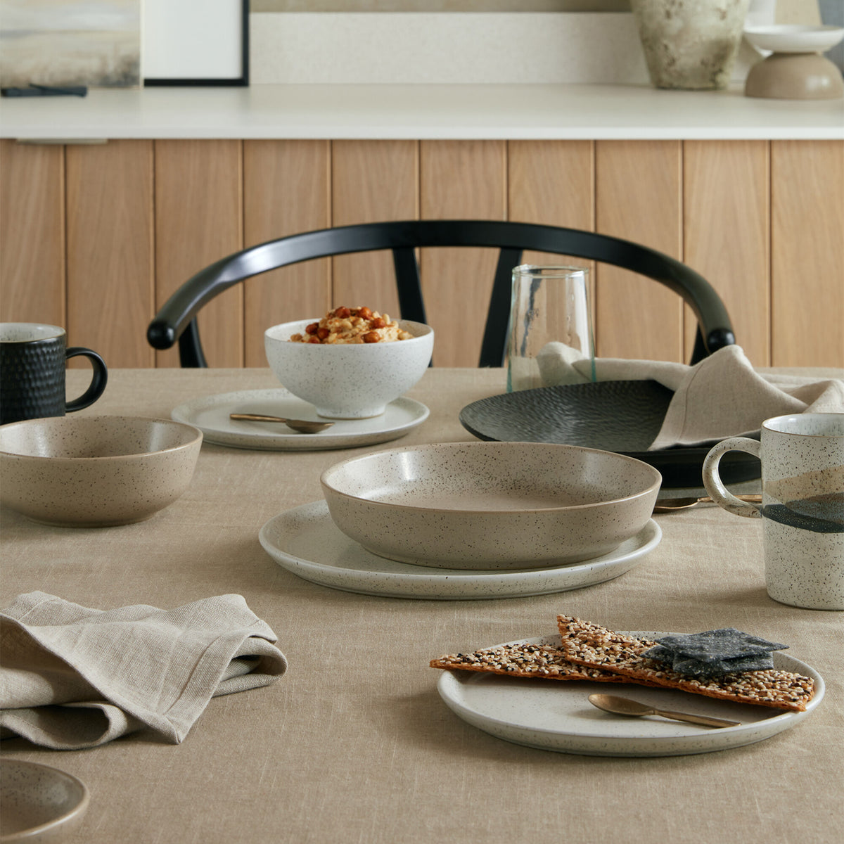 Grain Mixed Set Of 4 Pasta Bowls