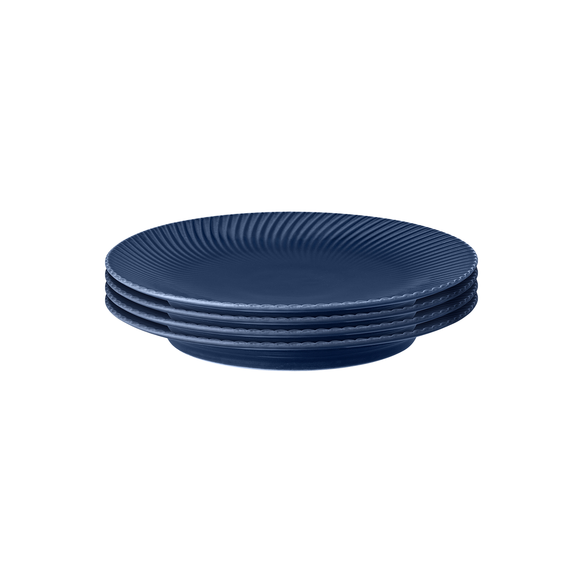 Arc Blue Medium Plates - Set Of 4