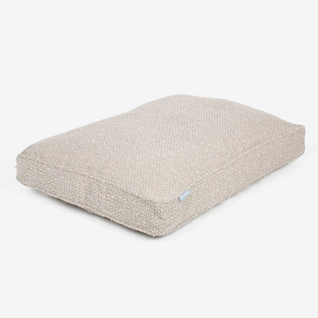 Dog Cushion in Mink Boucl