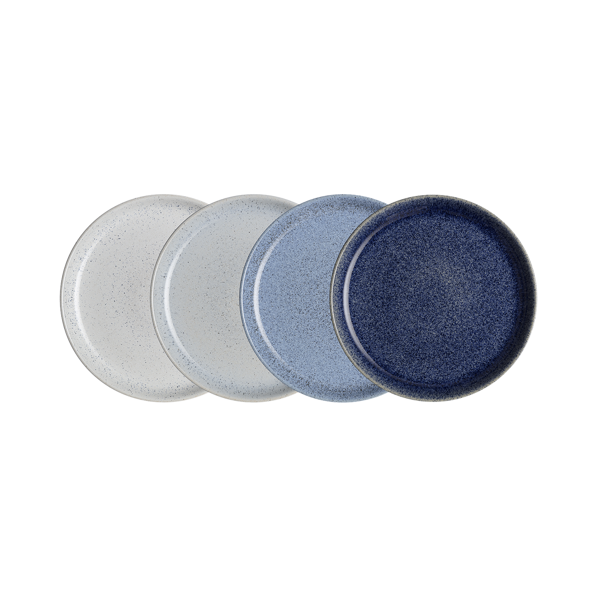 Studio Blue 4 Piece Coupe Dinner Plate Set