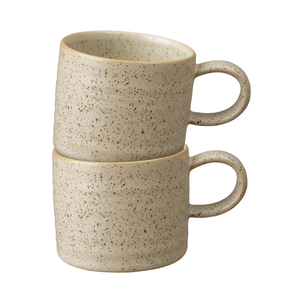 Grain Wheat Set Of 2 Small Mugs