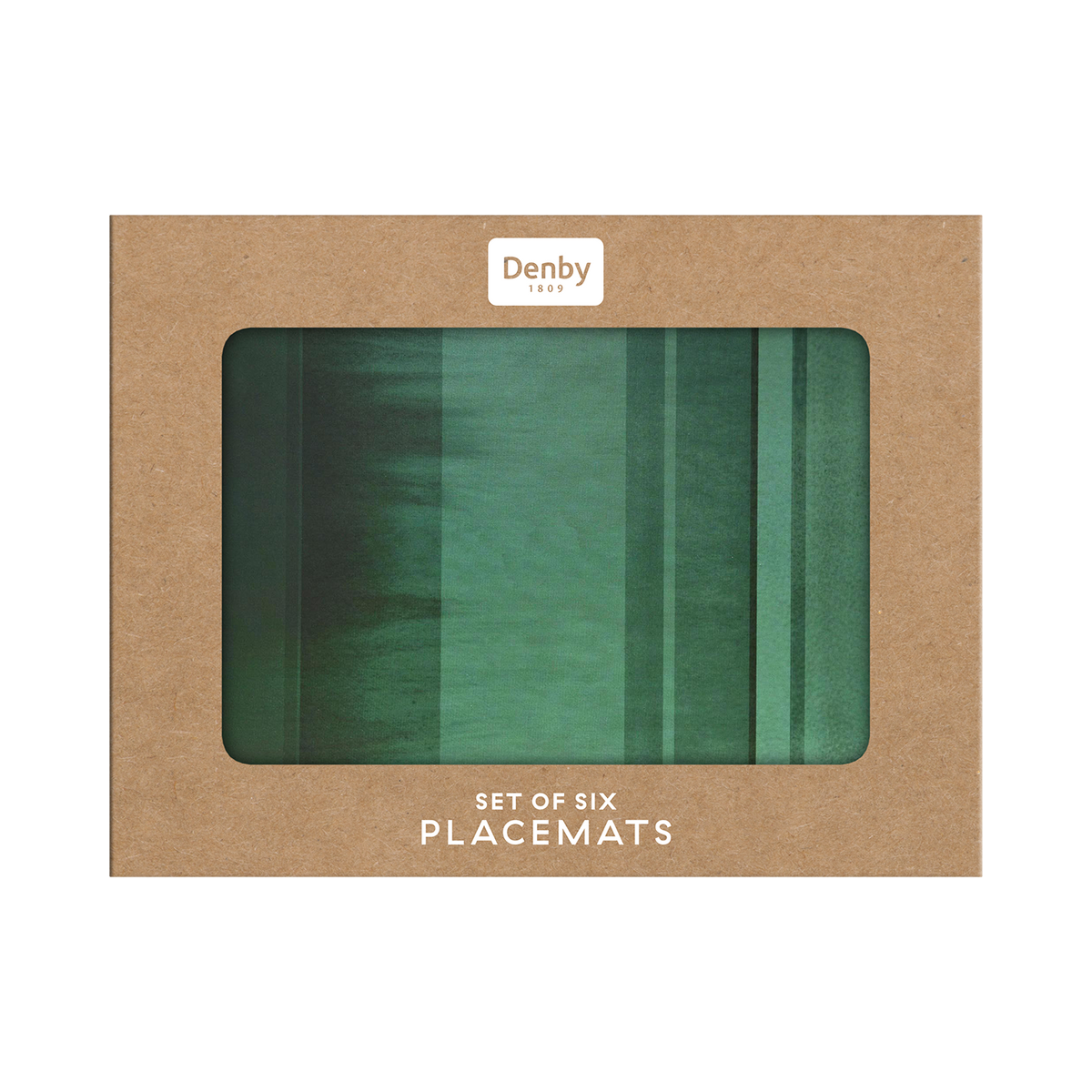 Colours Green Placemats - Set Of 6