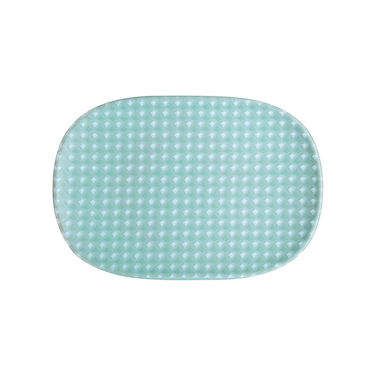 Impression Mint Accent Medium Oblong Platter