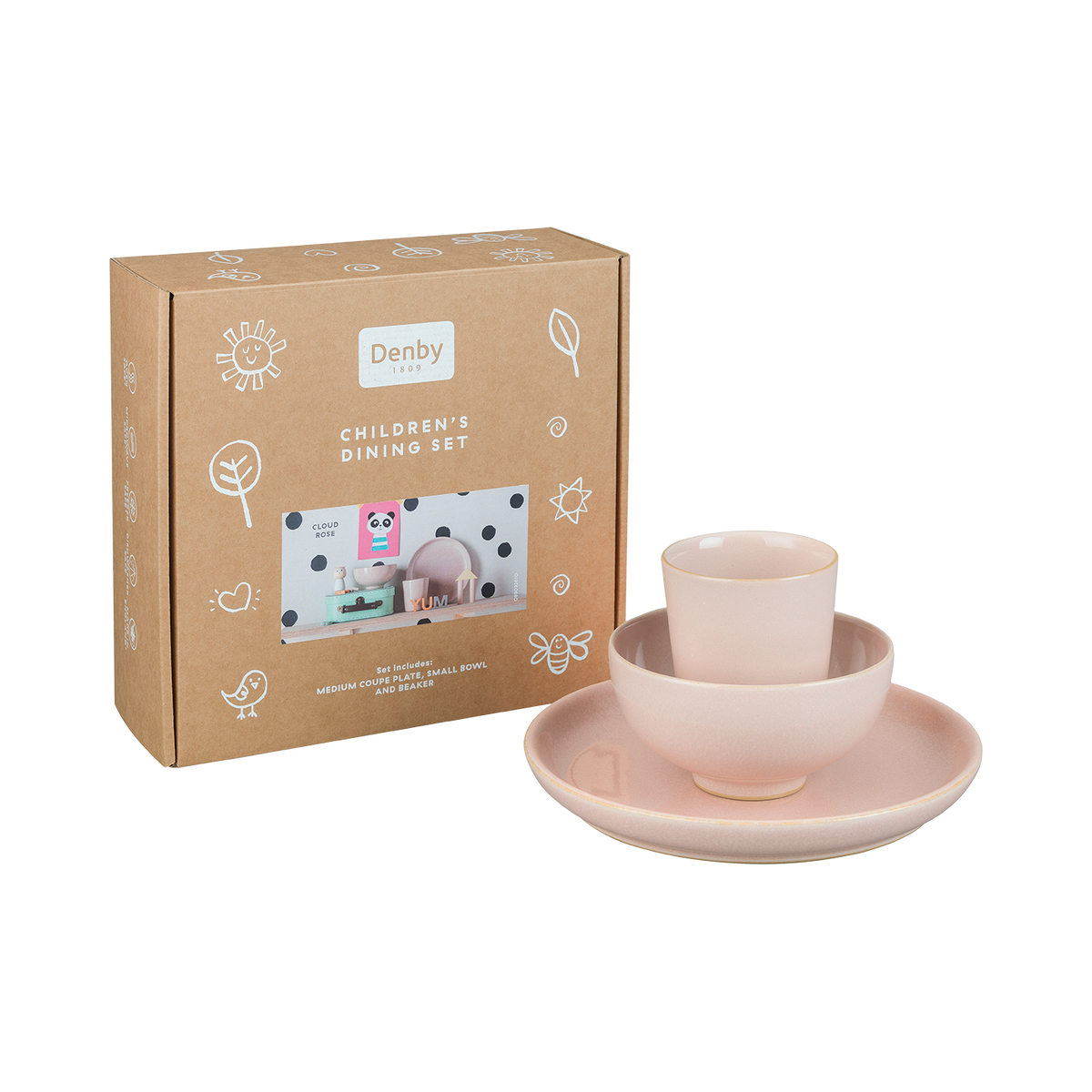 Heritage Cloud Rose Children'S Dining Set