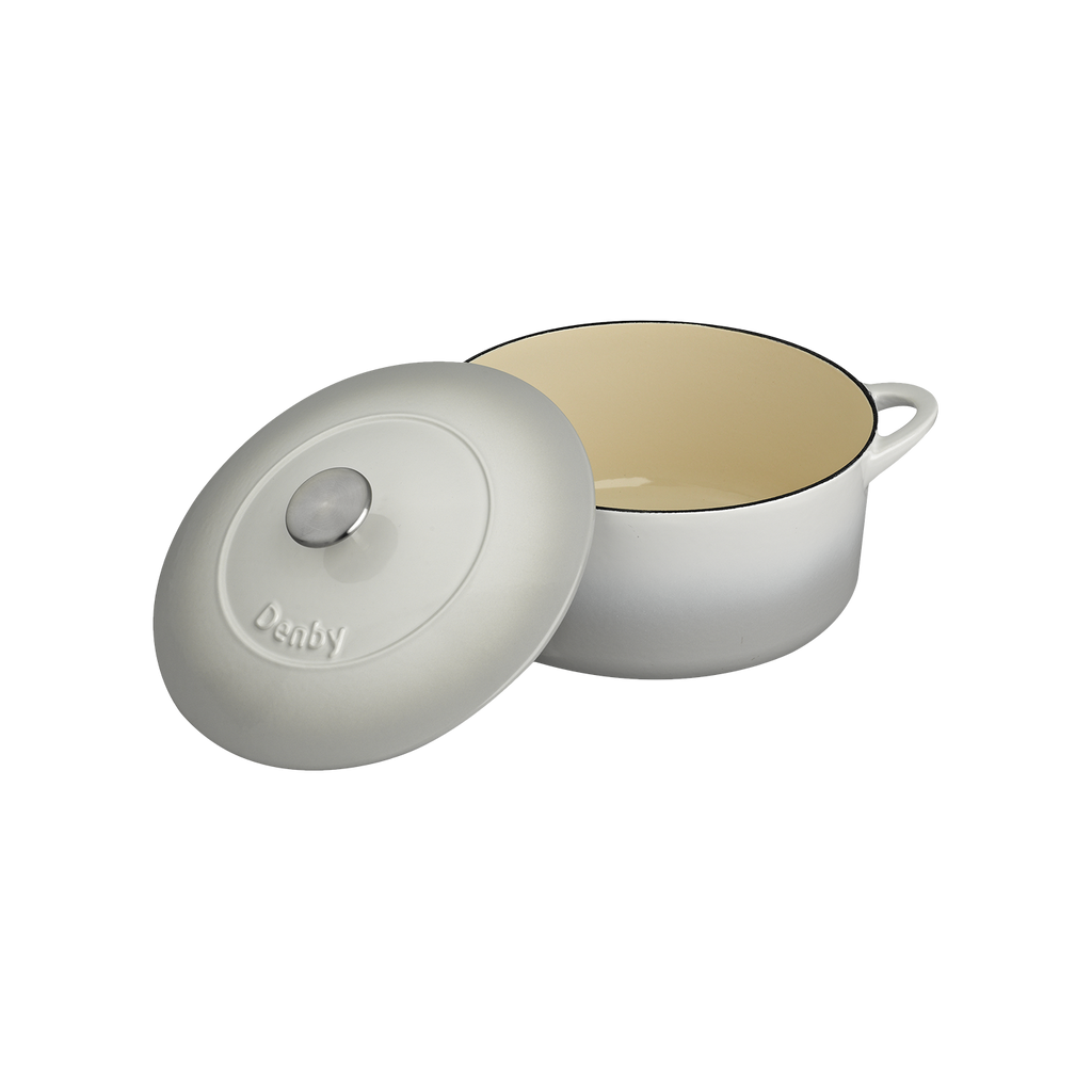 Denby Natural Canvas Cast Iron 26Cm Round Casserole