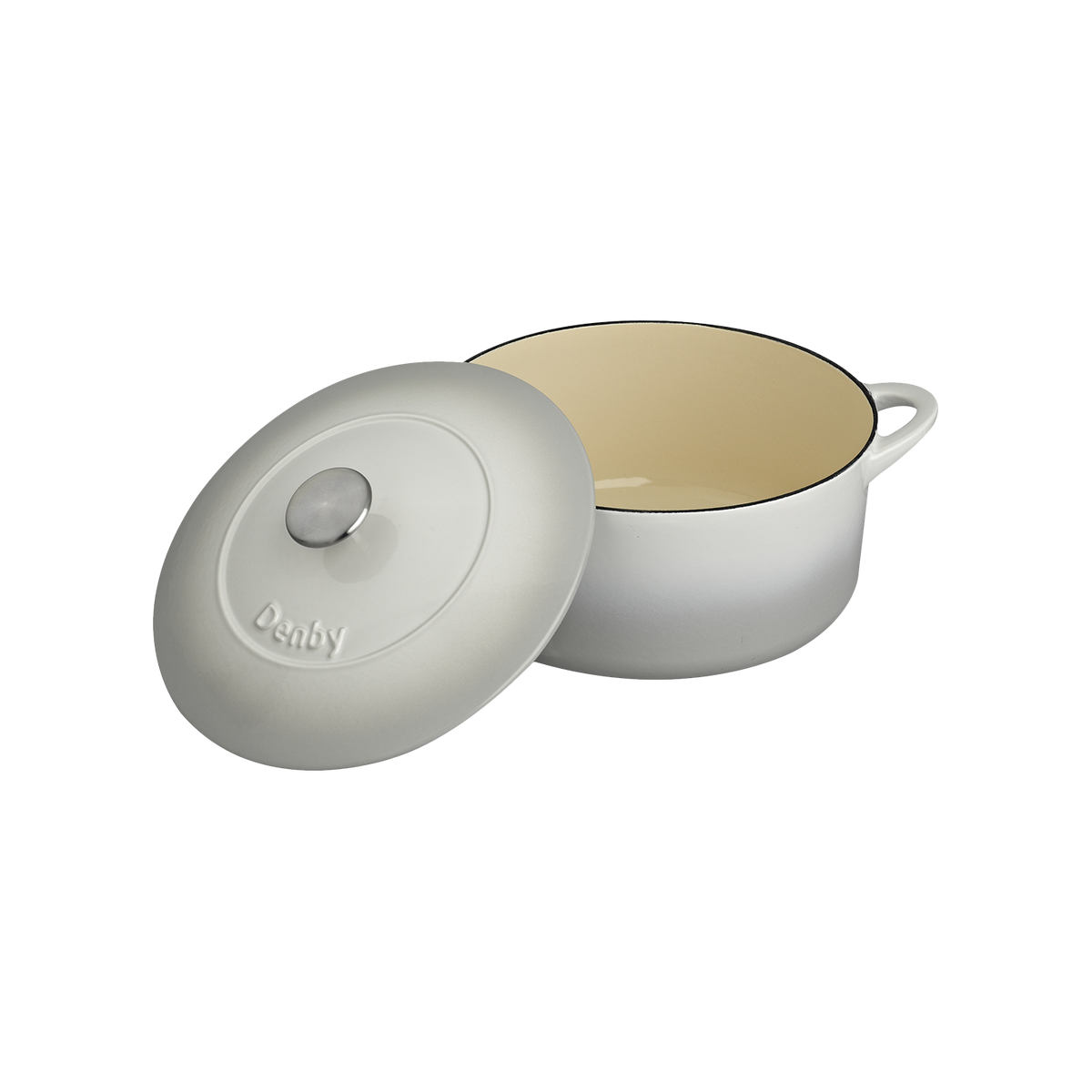 Denby Natural Canvas Cast Iron 26Cm Round Casserole