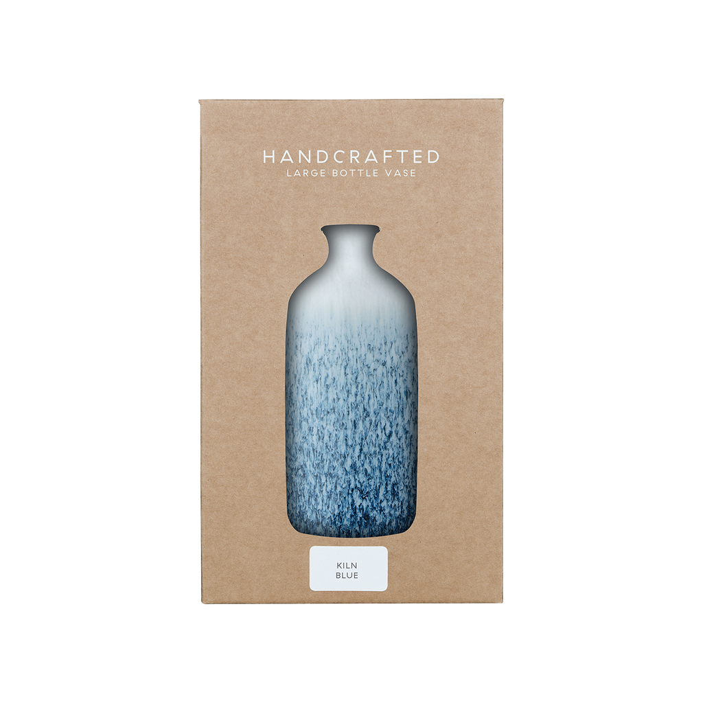 Kiln Blue Large Bottle Vase