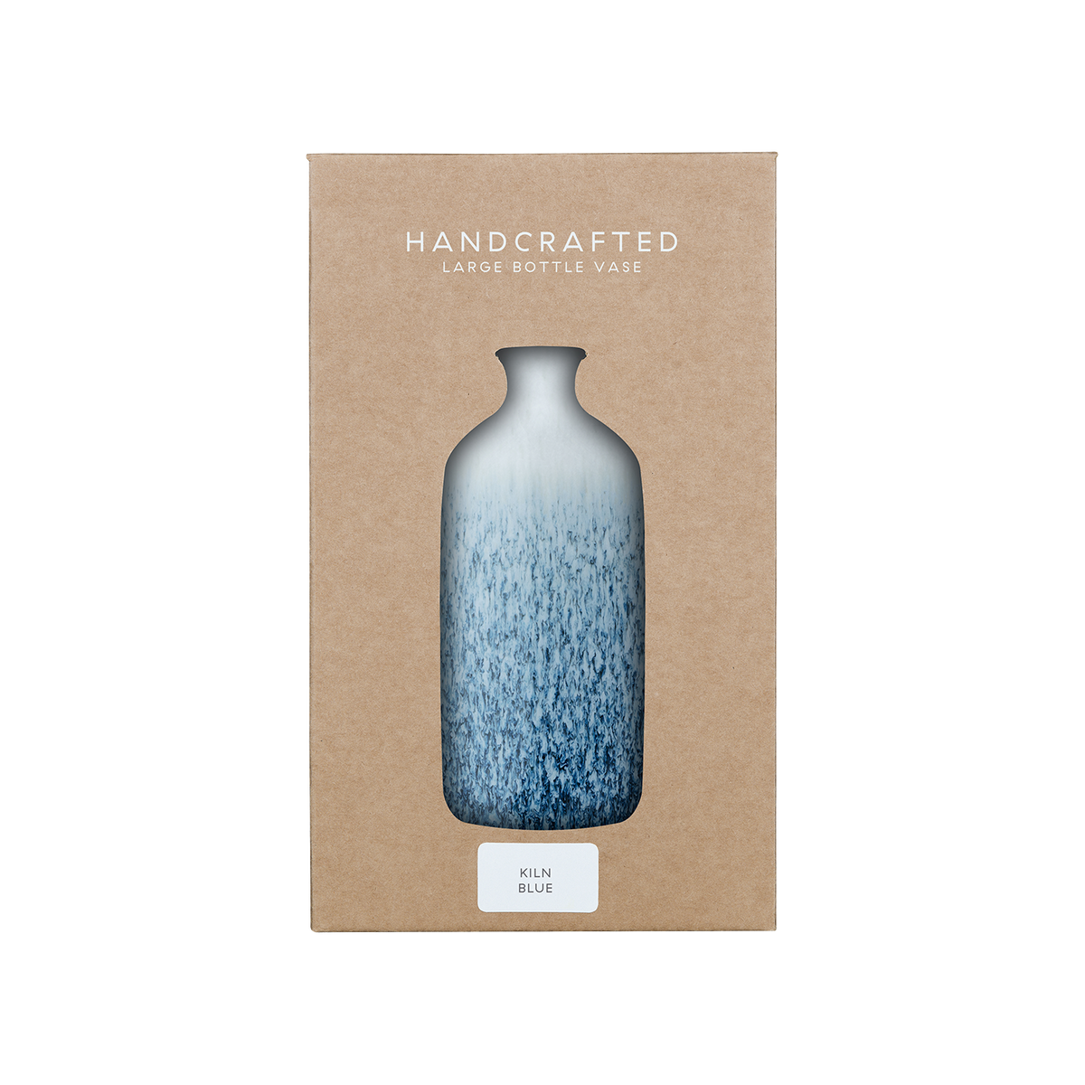 Kiln Blue Large Bottle Vase