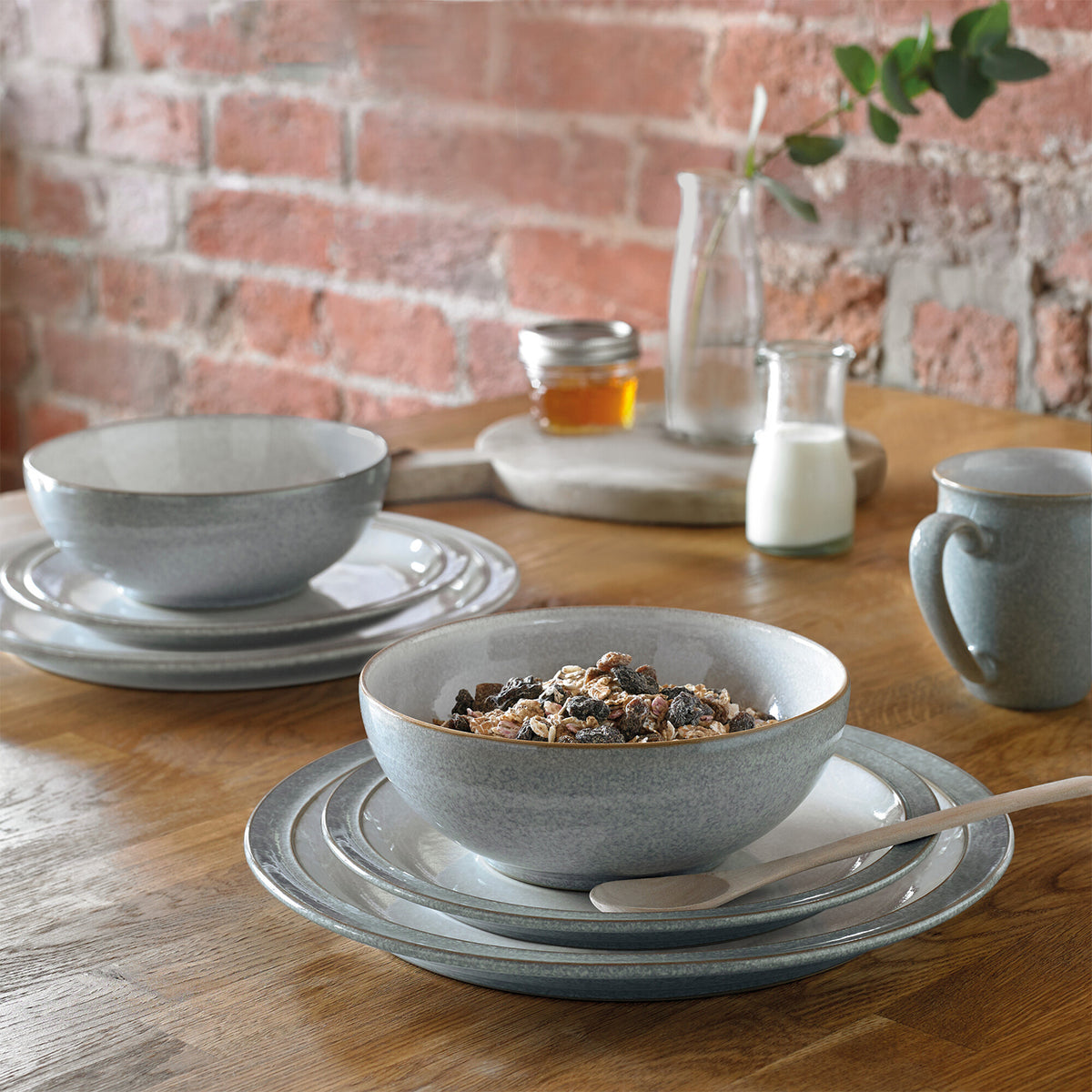 Elements Light Grey 12 Piece Dinner Set