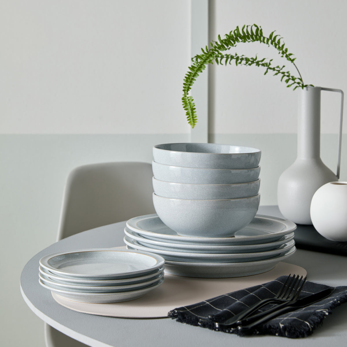 Dove Grey Coupe Cereal Bowl