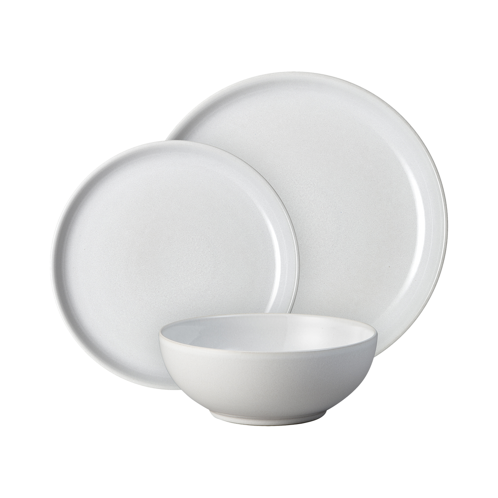 Elements Stone White 12 Piece Dinner Set