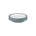 Azure Rimmed Small Plates - Set Of 4
