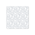 Grey Floral Placemats - Set Of 6