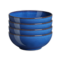 Imperial Blue Coupe Cereal Bowls - Set Of 4