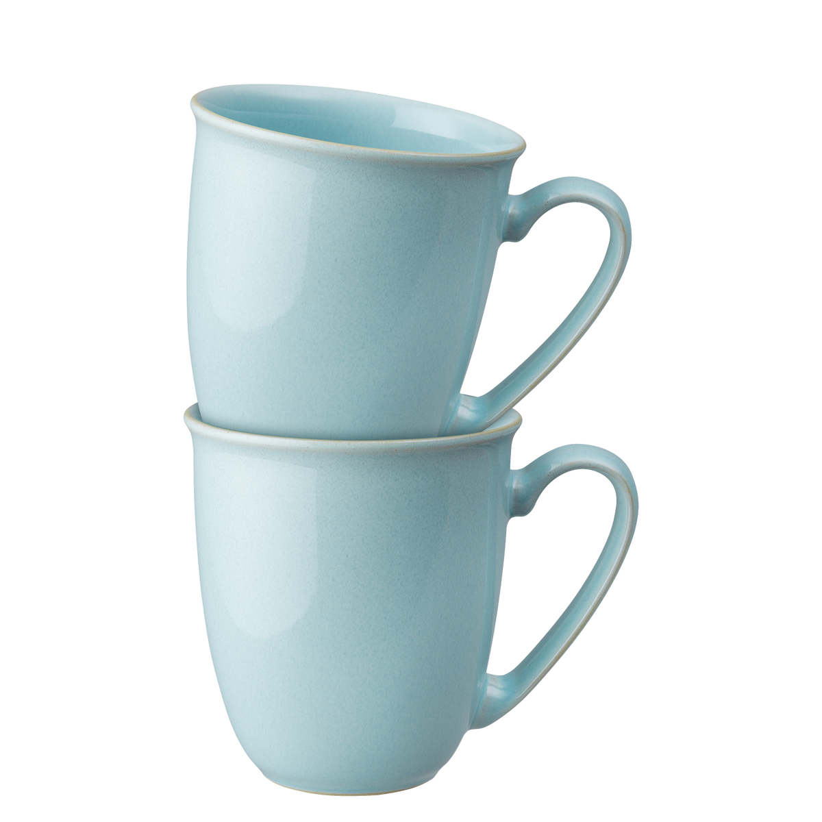 Heritage Cloud Aqua Set Of 2 Coffee Beaker/Mugs